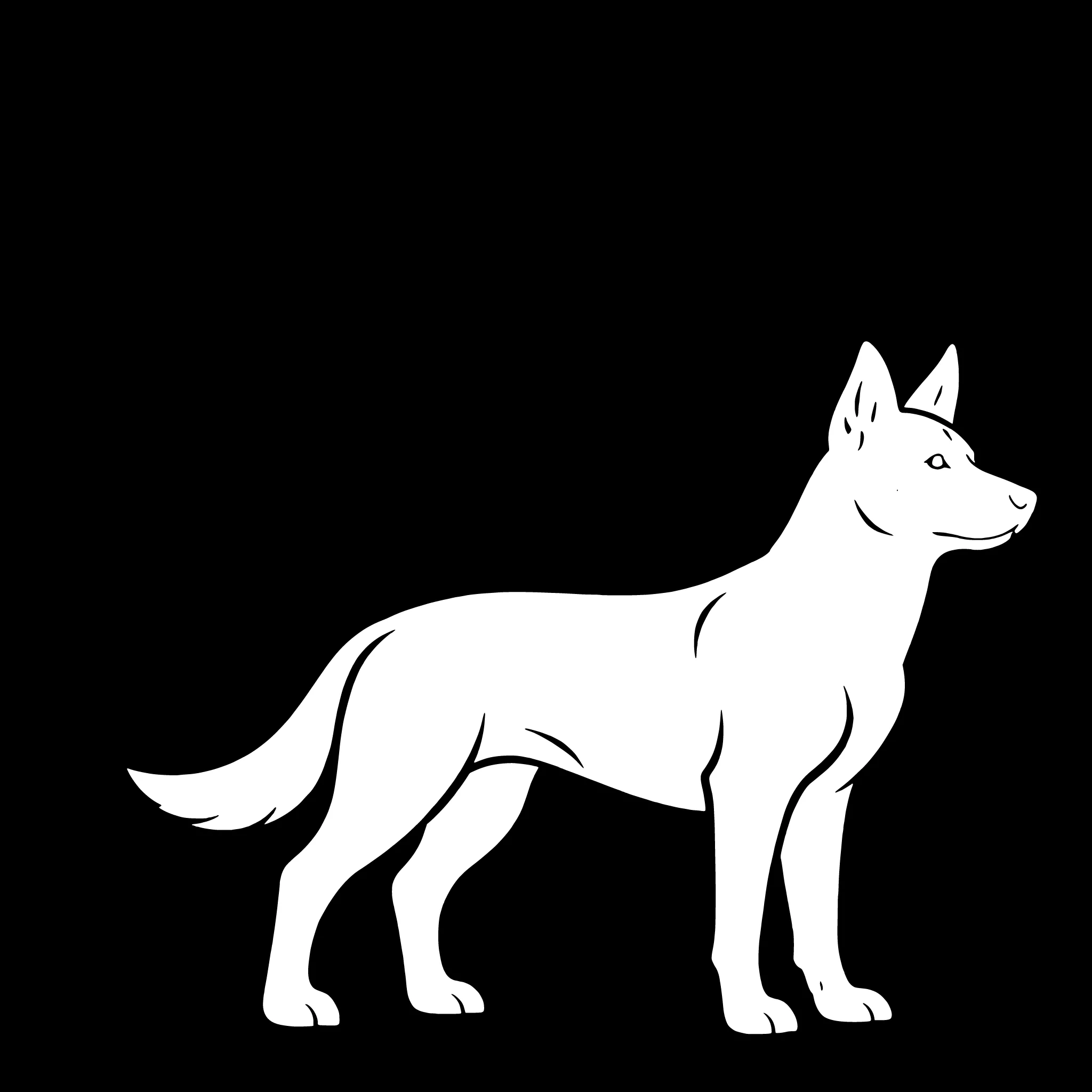 Australian Kelpie – Einzelmotiv Aufkleber