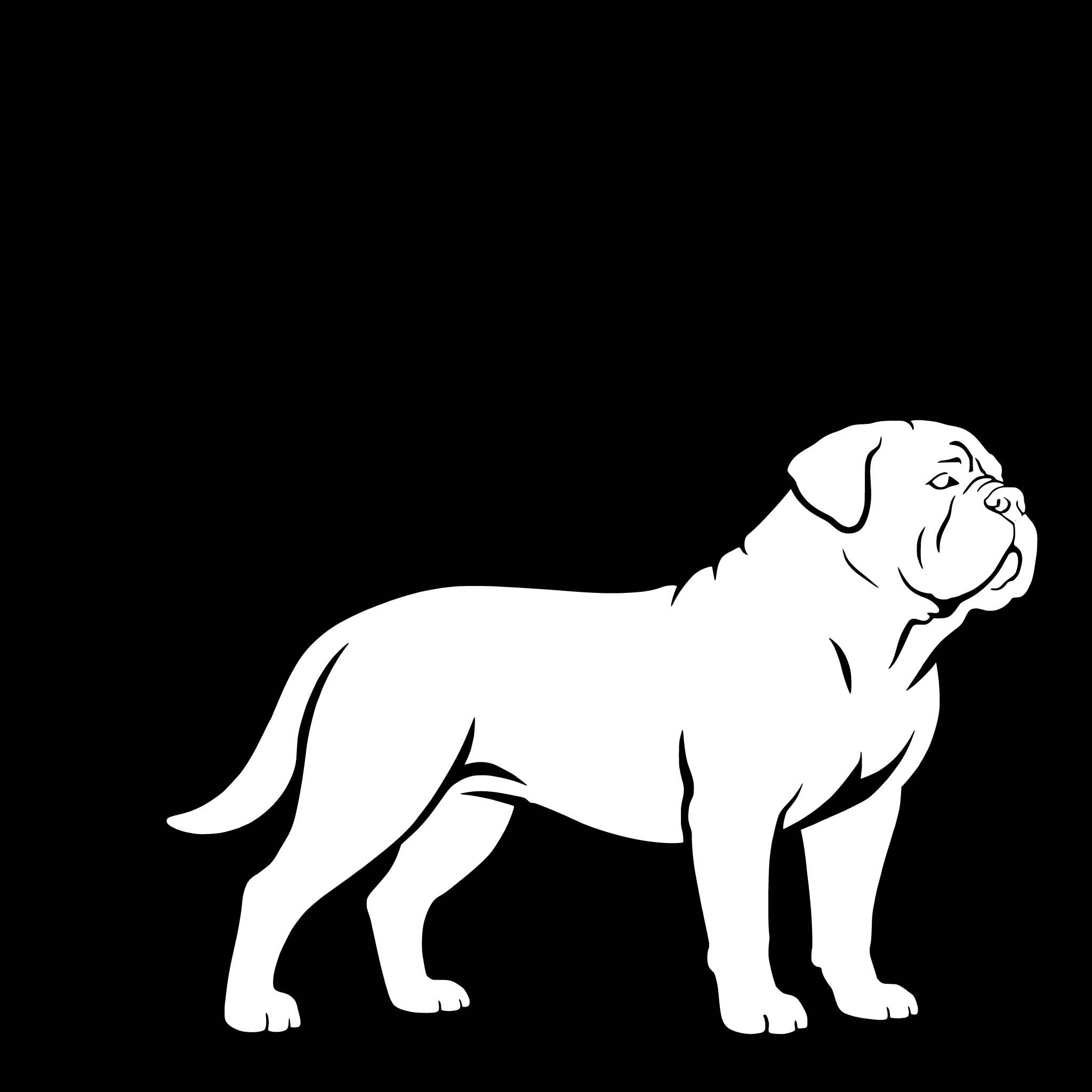  Dogue de Bordeaux – Single Motif Sticker