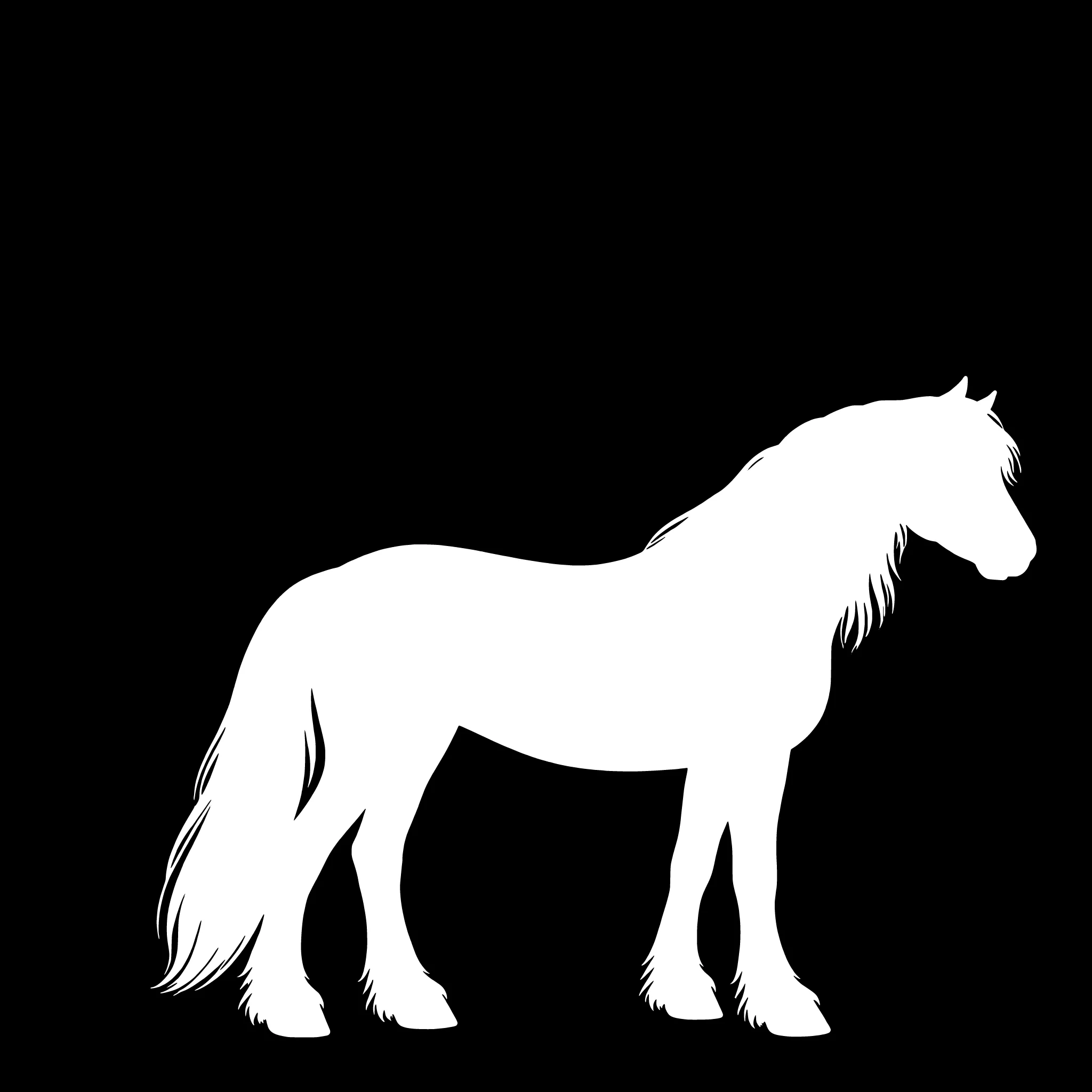 Fell Pony – Einzelmotiv Aufkleber