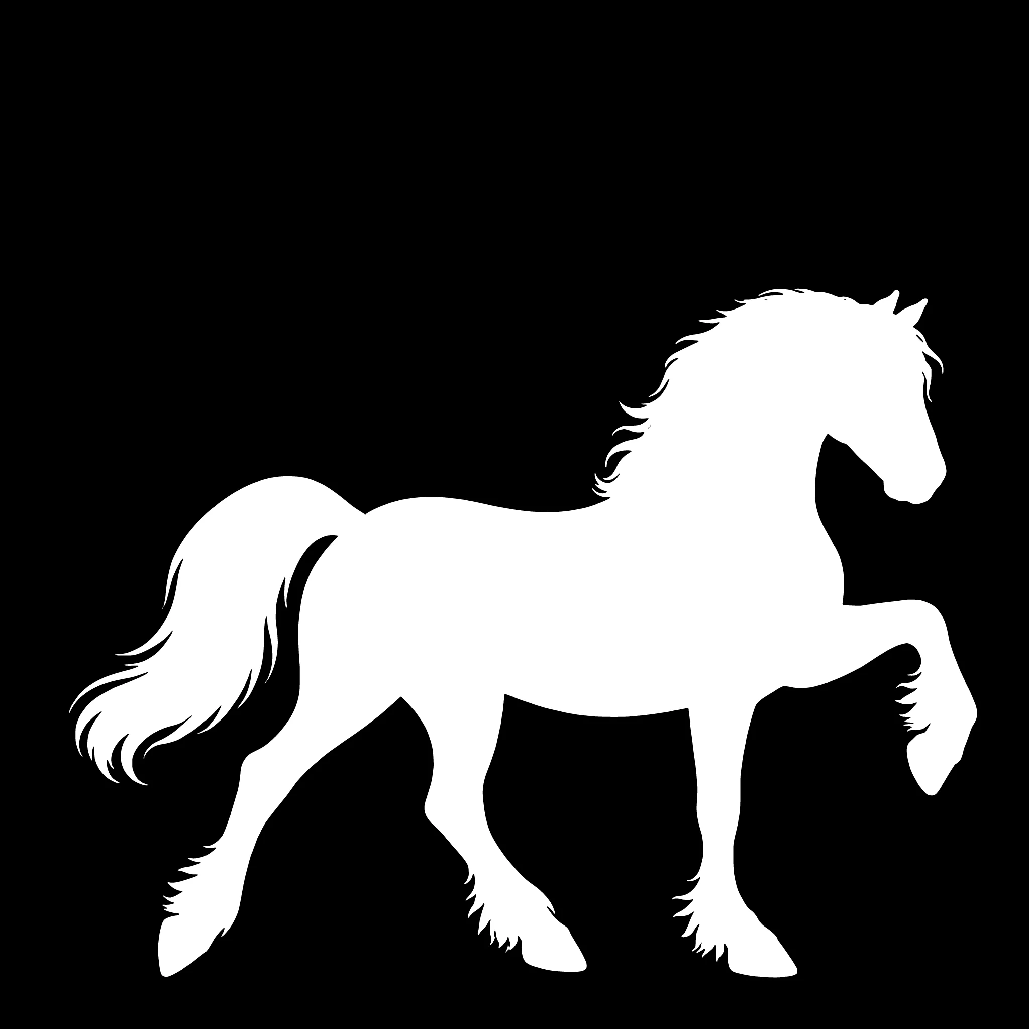 Welsh Cob – Einzelmotiv Aufkleber