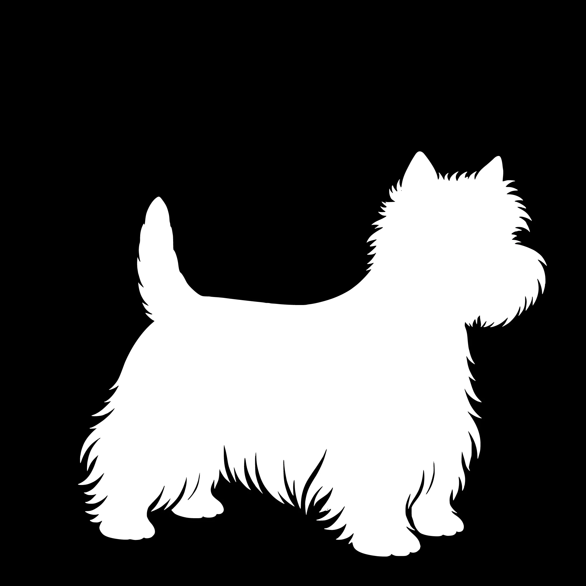 West Highland Terrier (Westie) – Enkelmotiv Dekal