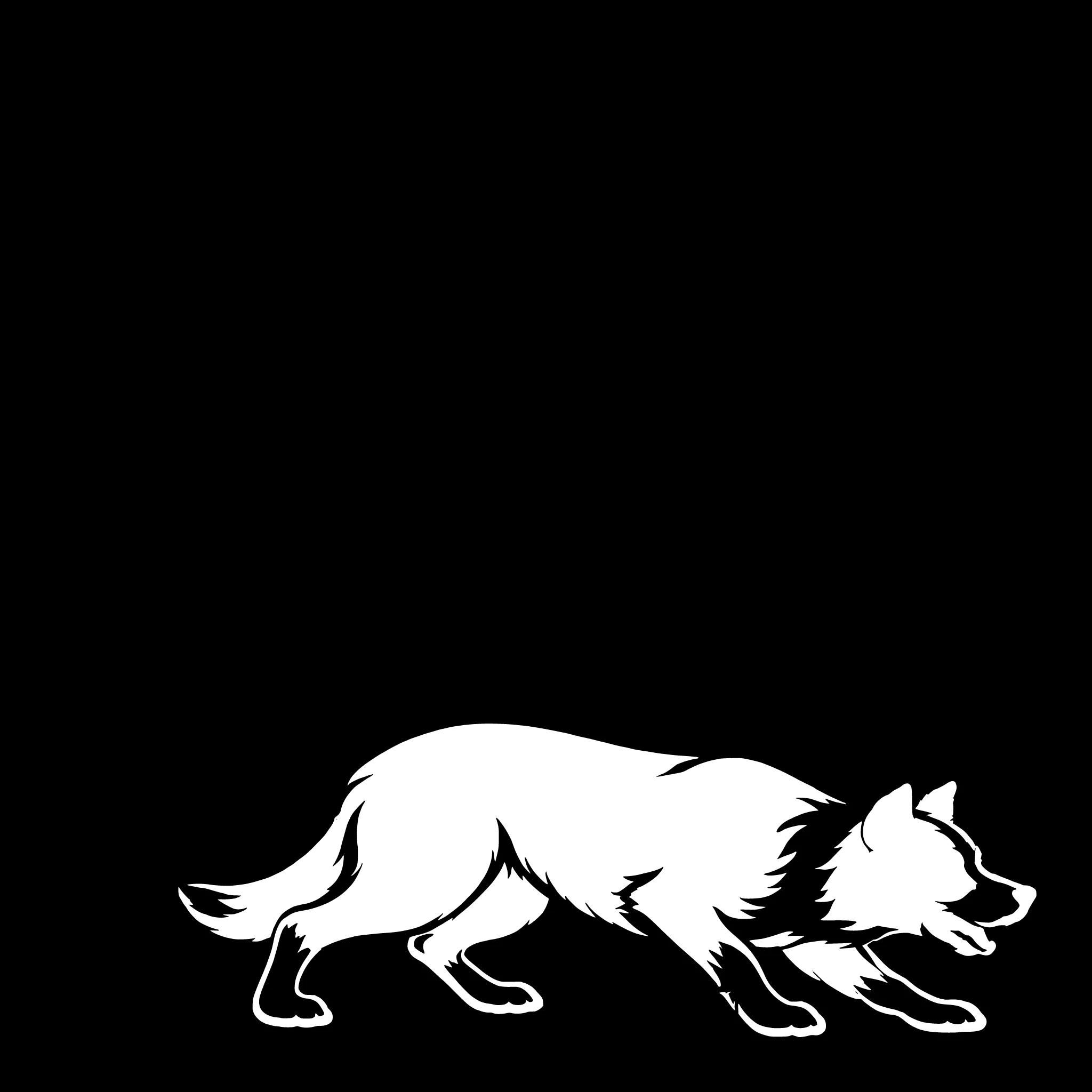 Smooth-Coated Border Collie – Single Motif Sticker