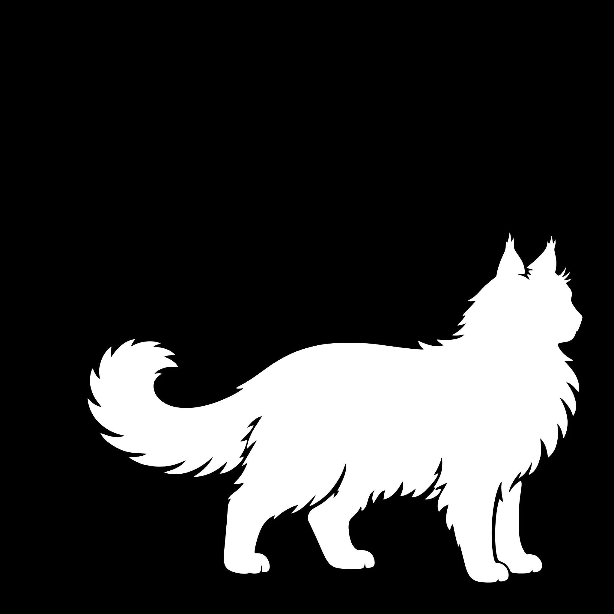 Maine Coon / Norwegian Forest Cat – Single Motif Sticker