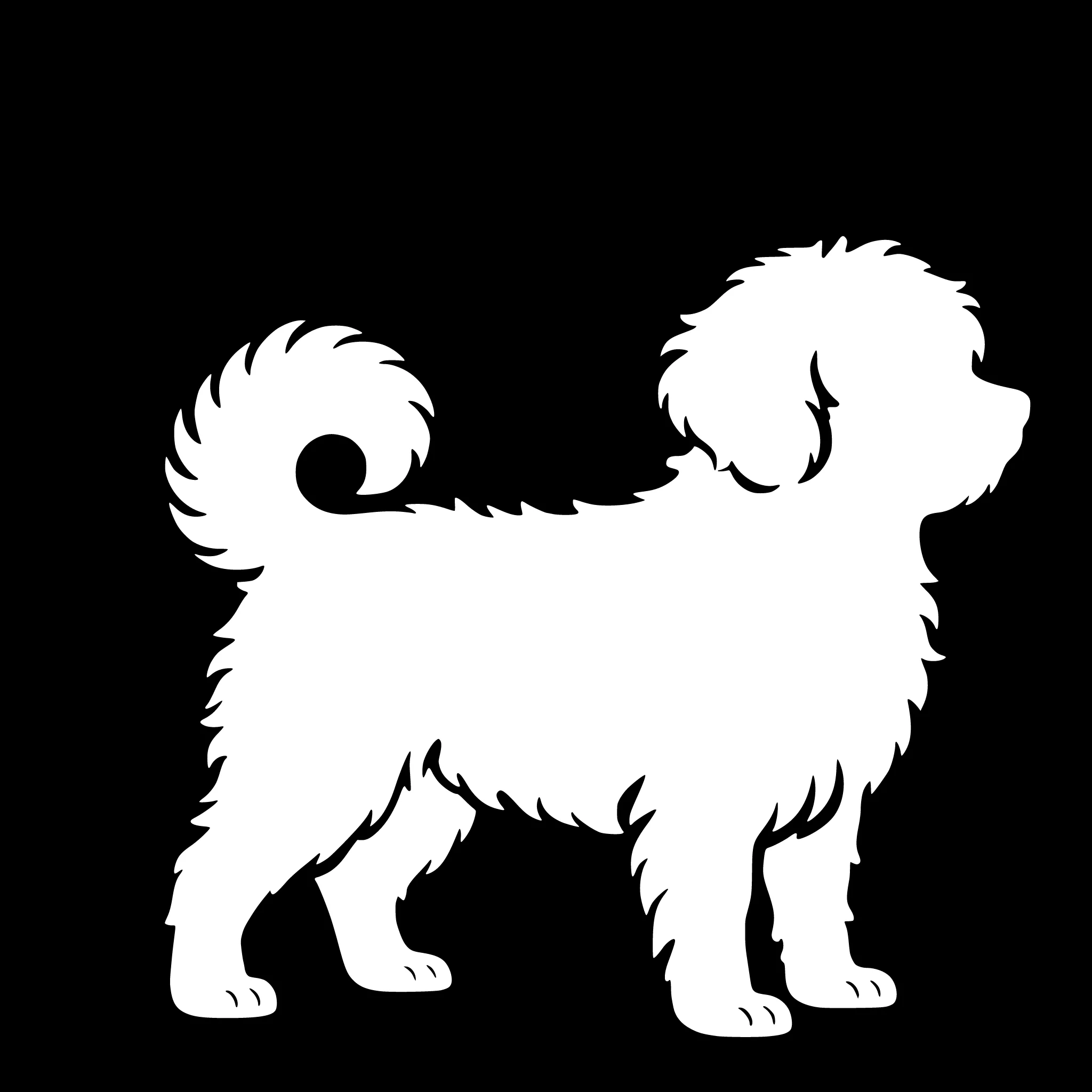 Maltipoo – Single Motif Sticker