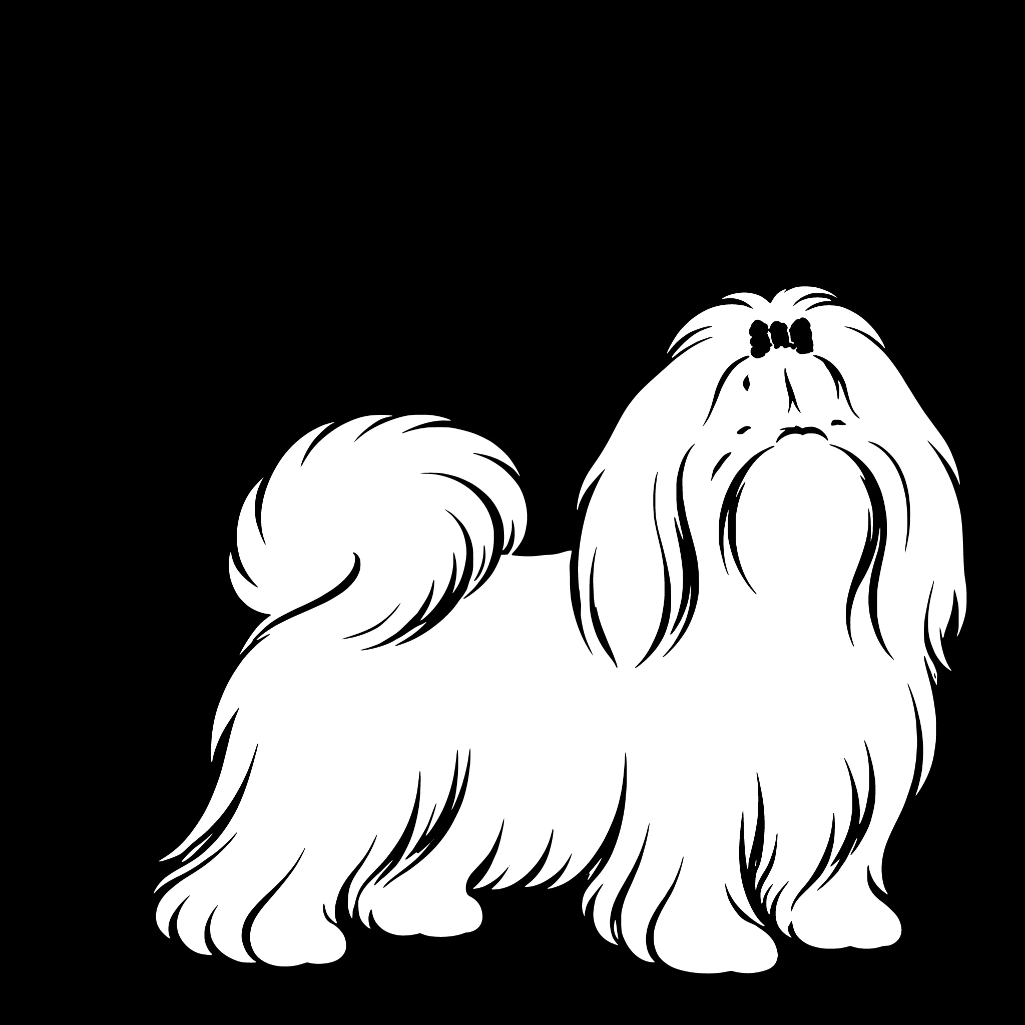 Shih Tzu – Single Motif Sticker
