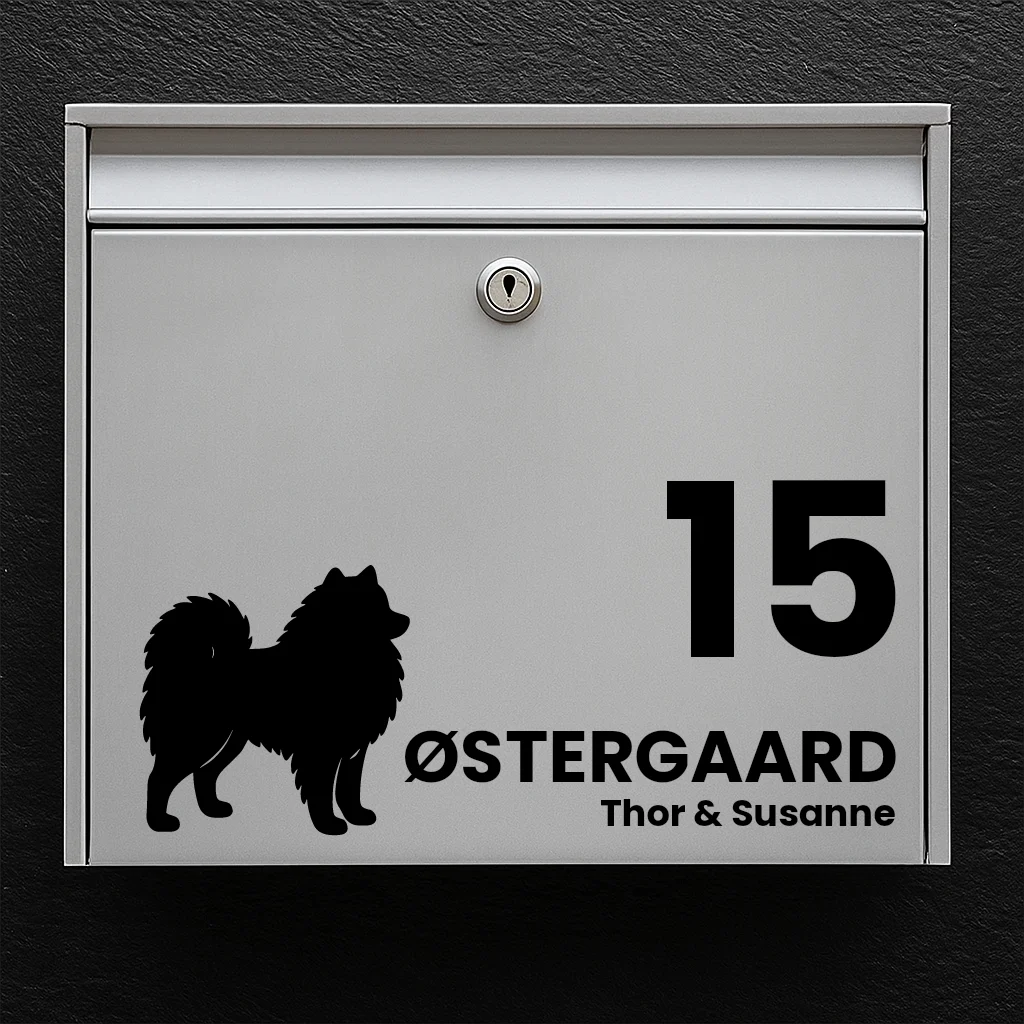 Postkassesticker med Japansk spids