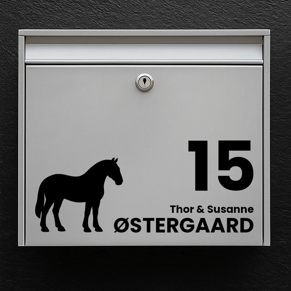 Postkassesticker med Oldenborg
