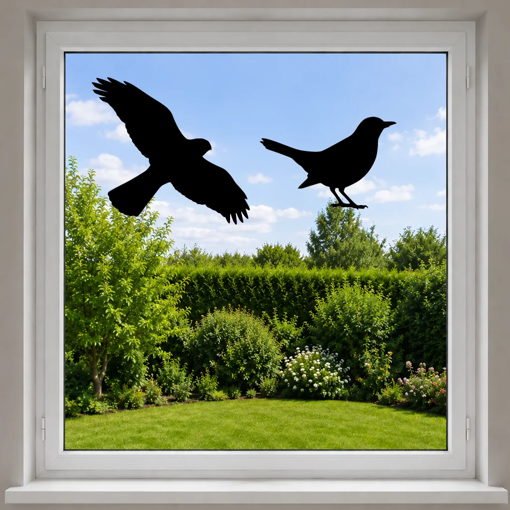 Hög & Amsel – Fensteraufkleber